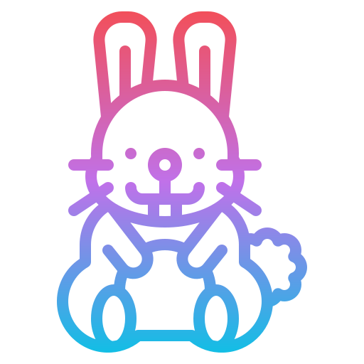 Rabbit Iconixar Gradient icon
