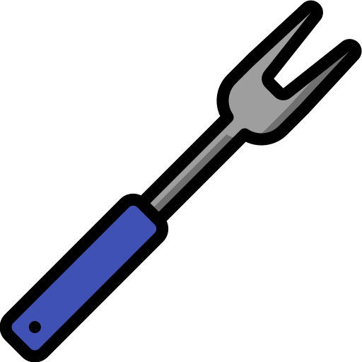 Fork Basic Miscellany Lineal Color icon