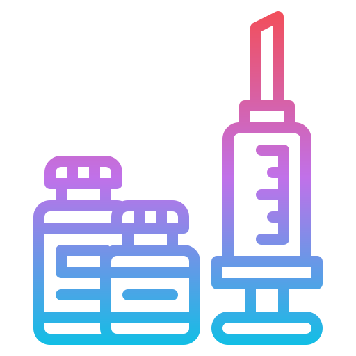 Vaccination Iconixar Gradient icon