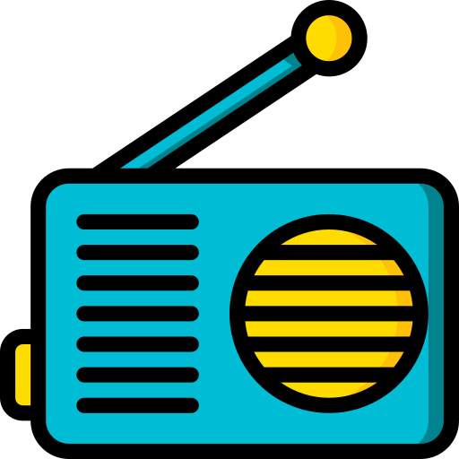 Radio Basic Miscellany Lineal Color icon