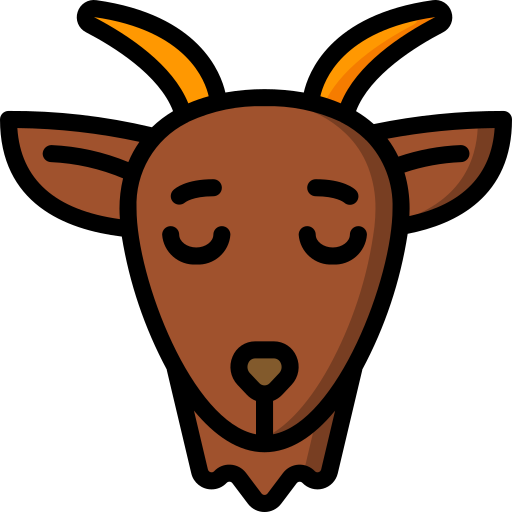 Goat Basic Miscellany Lineal Color icon