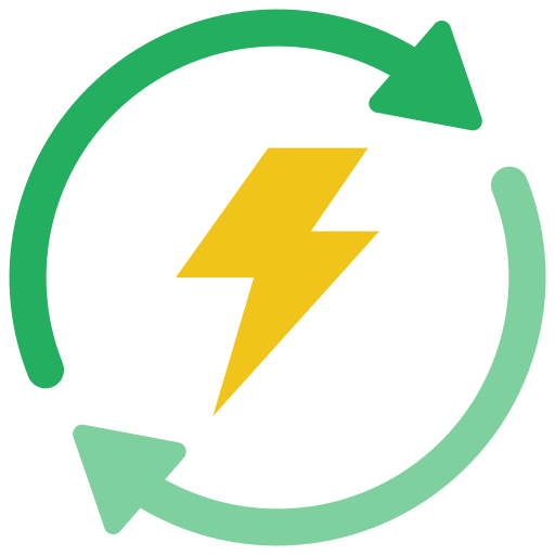 Renewable energy Basic Miscellany Flat icon