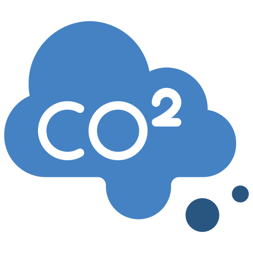 dwutlenek węgla Basic Miscellany Flat ikona