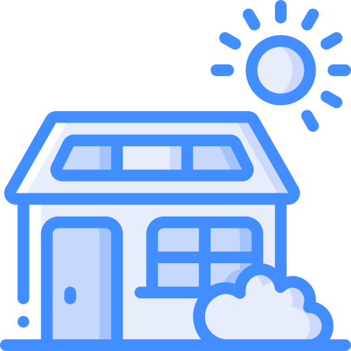 słoneczny dom Basic Miscellany Blue ikona