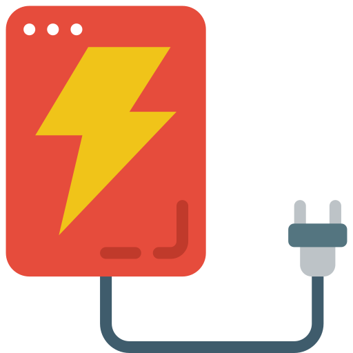 energia elektryczna Basic Miscellany Flat ikona