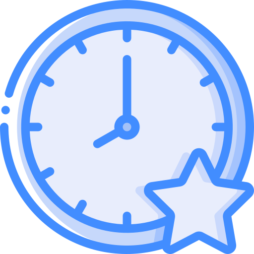horloge Basic Miscellany Blue Icône
