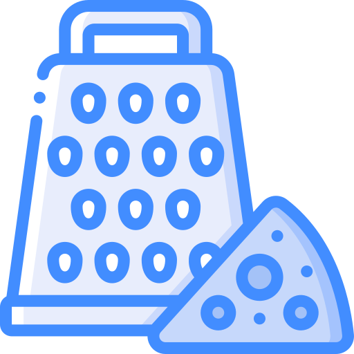 rallador de queso Basic Miscellany Blue icono