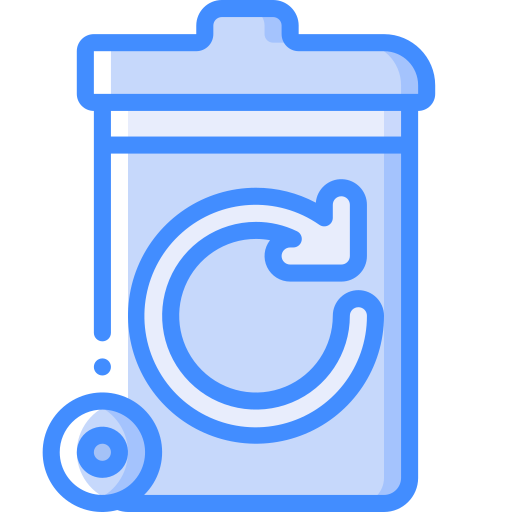 papierkorb Basic Miscellany Blue icon