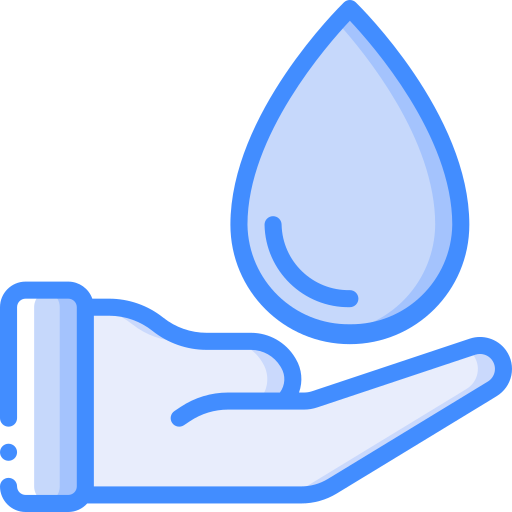 wasser sparen Basic Miscellany Blue icon