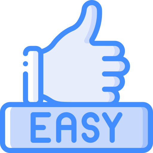 Thumbs up Basic Miscellany Blue icon