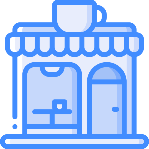 カフェ Basic Miscellany Blue icon