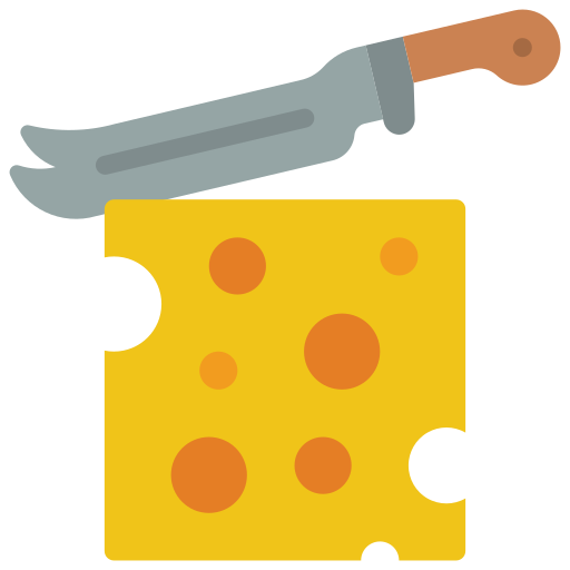 fetta di formaggio Basic Miscellany Flat icona