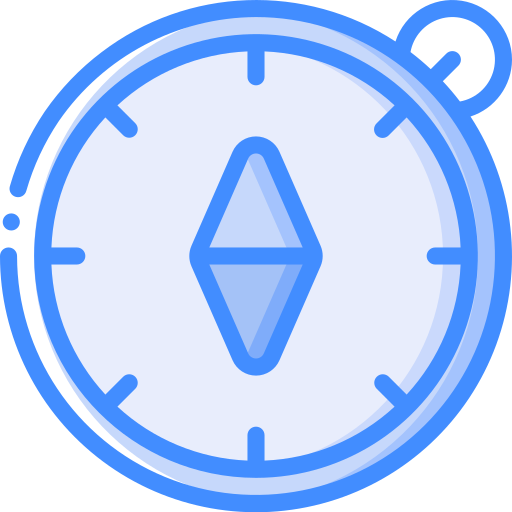 kompas Basic Miscellany Blue icoon