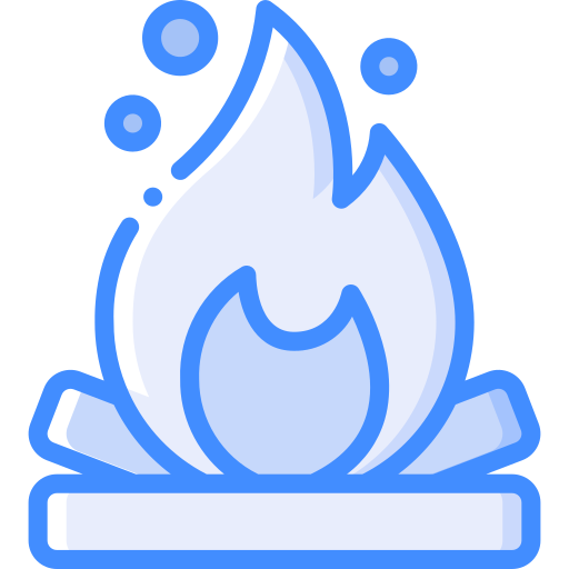 Campfire Basic Miscellany Blue icon