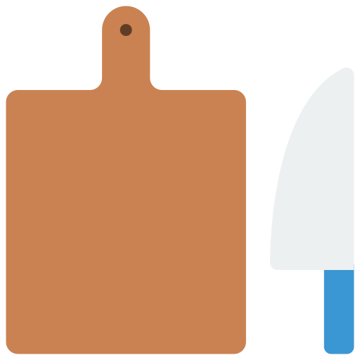 Chopping board Basic Miscellany Flat icon