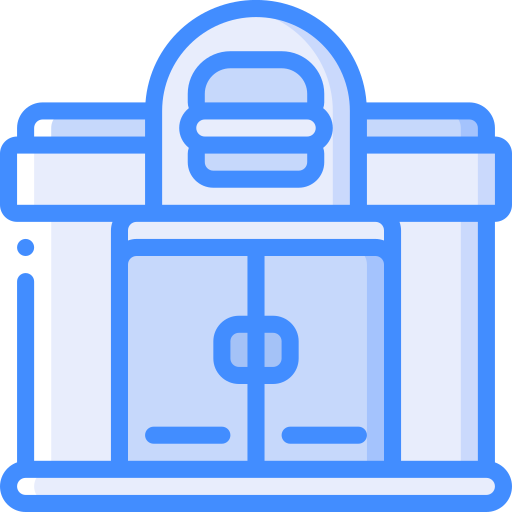 burger Basic Miscellany Blue icon