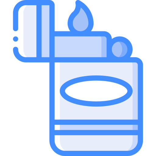 Lighter Basic Miscellany Blue icon