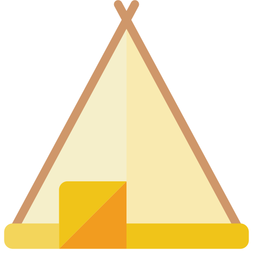 텐트 Basic Miscellany Flat icon