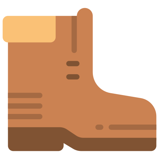 Hiking boots Basic Miscellany Flat icon