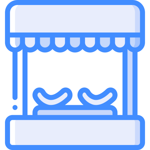 stall Basic Miscellany Blue icon