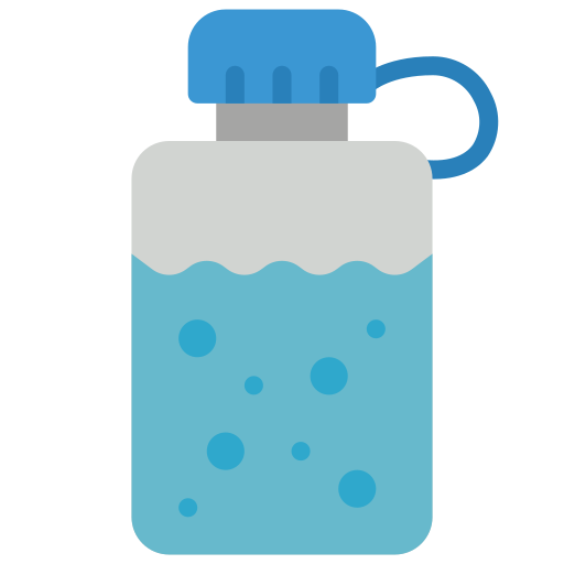 Бутылка с водой Basic Miscellany Flat иконка