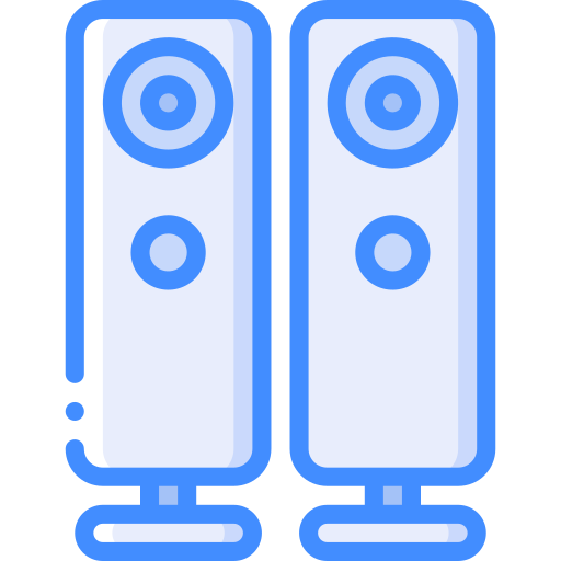altavoces Basic Miscellany Blue icono