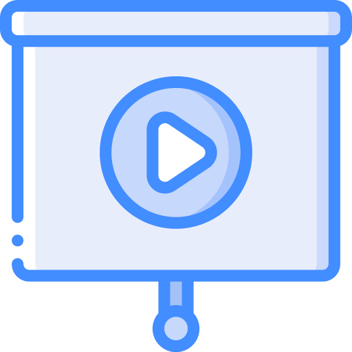 プロジェクタースクリーン Basic Miscellany Blue icon