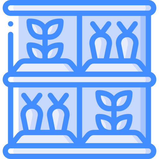 verticale landbouw Basic Miscellany Blue icoon
