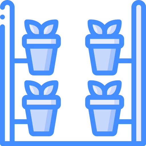 agricultura vertical Basic Miscellany Blue icono