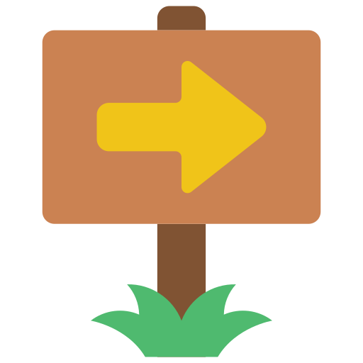 znak kierunku Basic Miscellany Flat ikona