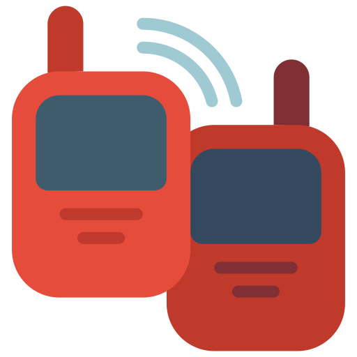 walkie-talkies Basic Miscellany Flat icono