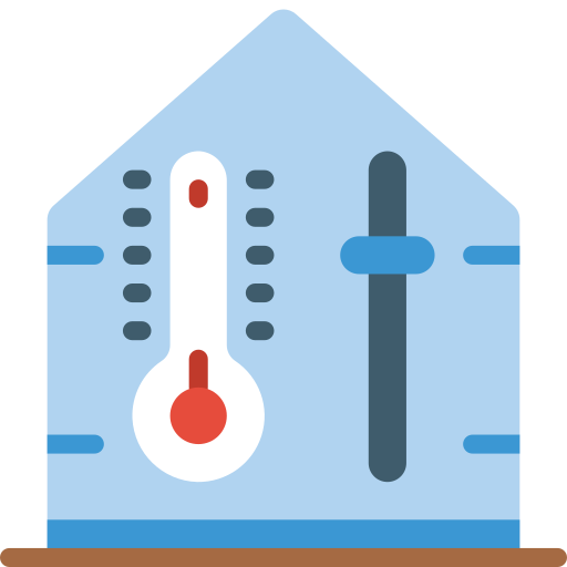 controle de temperatura Basic Miscellany Flat Ícone