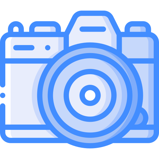 카메라 Basic Miscellany Blue icon