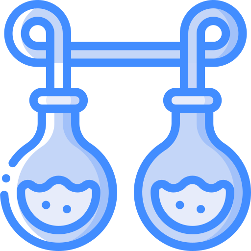 Flasks Basic Miscellany Blue icon