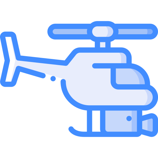 hubschrauber Basic Miscellany Blue icon