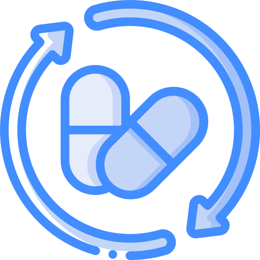 Pill Basic Miscellany Blue icon