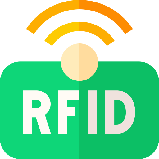 Rfid Basic Straight Flat icon
