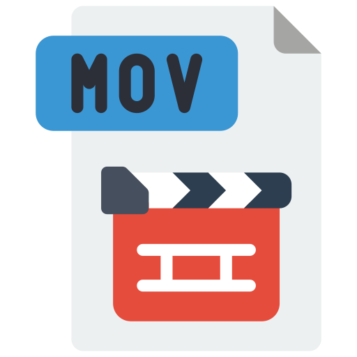 mov файл Basic Miscellany Flat иконка