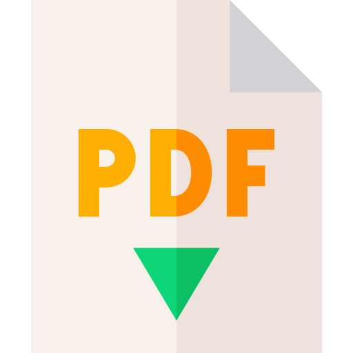Pdf Basic Straight Flat icon