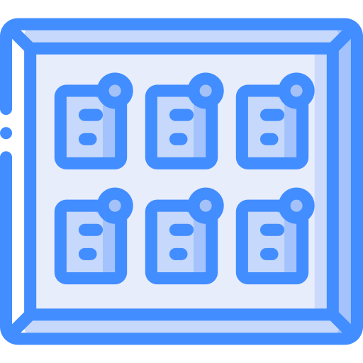 memo Basic Miscellany Blue icoon