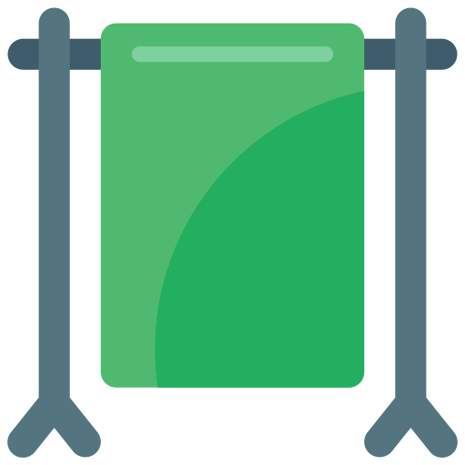 schermo verde Basic Miscellany Flat icona