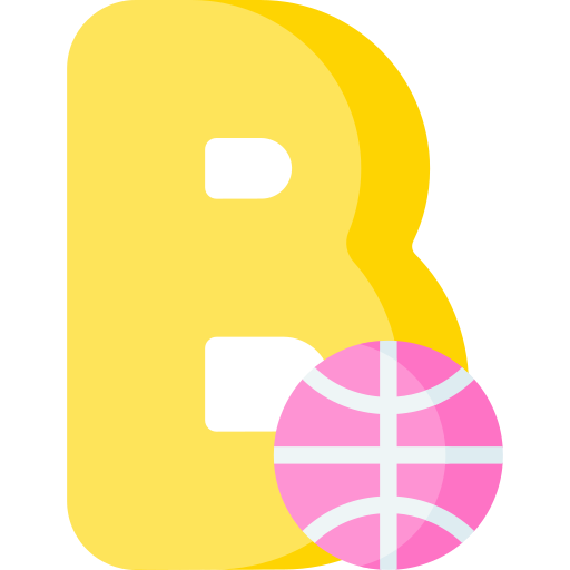 Letter b Special Flat icon