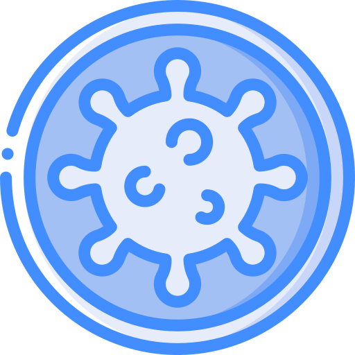virus Basic Miscellany Blue icono