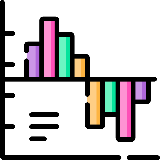 Gantt chart Special Lineal color icon