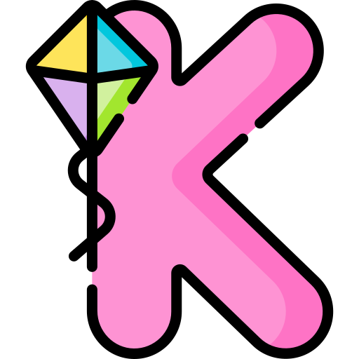 Letter k Special Lineal color icon