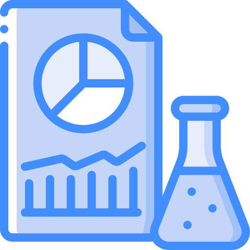 análisis químico Basic Miscellany Blue icono