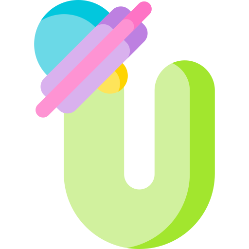 Letter u Special Flat icon