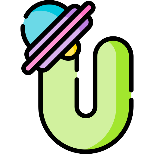 Letter u Special Lineal color icon