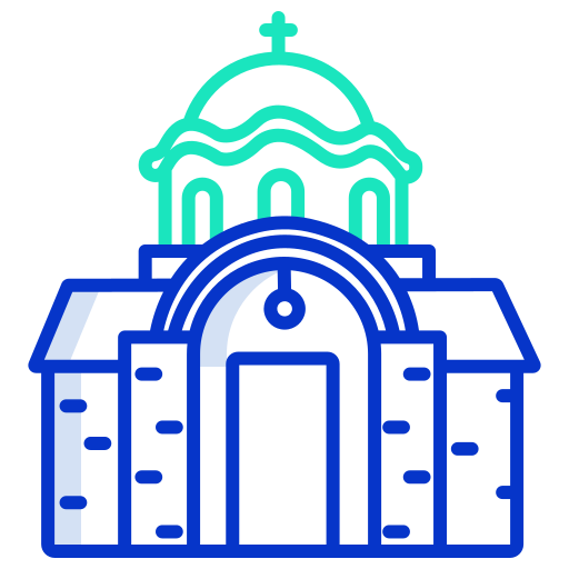 orthodoxe kathedrale von timisoara Icongeek26 Outline Colour icon