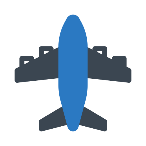 avión Vector Stall Flat icono